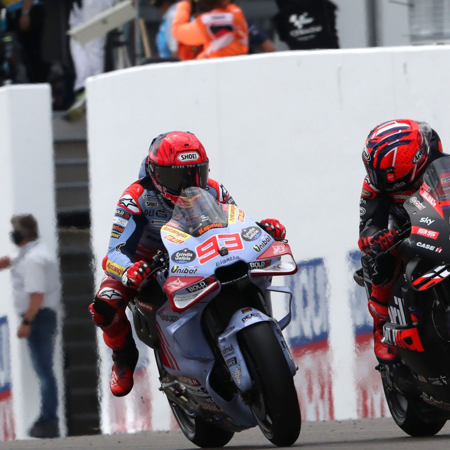 Maverick Vinales, Marc Marquez, photo finish, 2024 German MotoGP Sprint